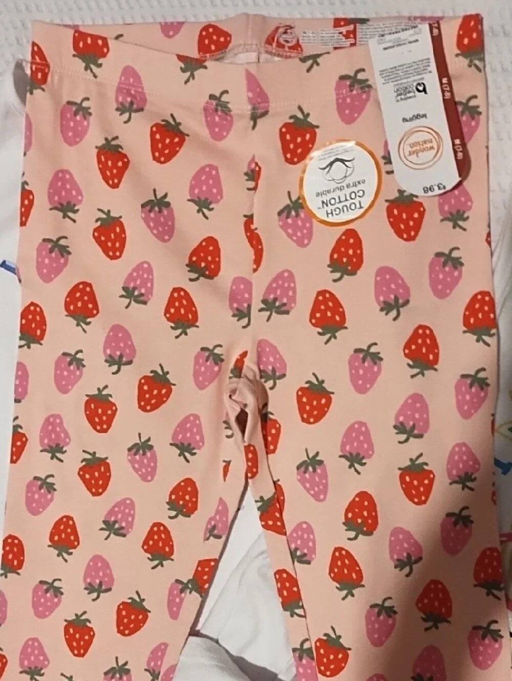 Bundle Of 4 NWT Leggings And Tops Size 7-8 Girl's.